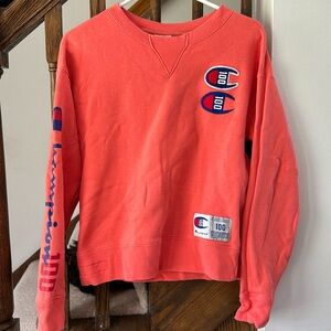 Champion coral crew neck